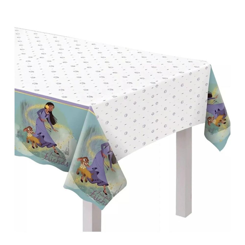 Wish Disney Movie Asha Kids Birthday Party Decoration Plastic Tablecover